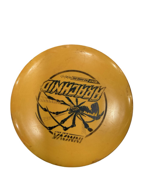 Vist Large View of Product Image Which is Used Innova ARACHNID Disc Golf Mid Range Orange