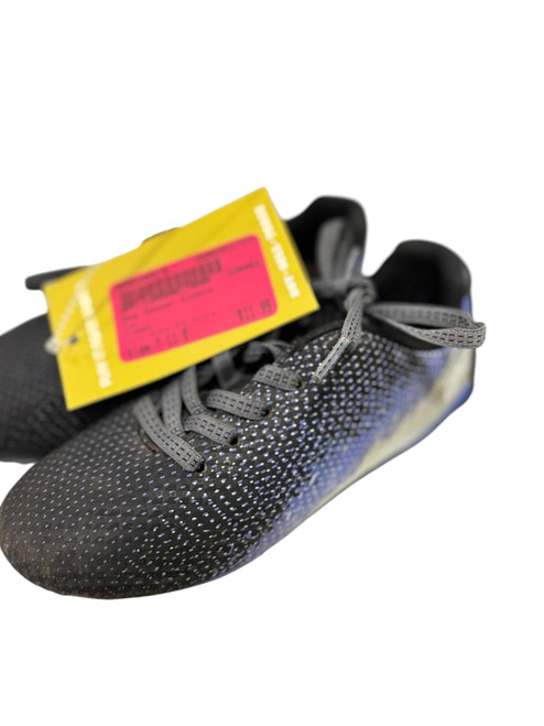 Vist Large View of Product Image Which is Used Dsg Soccer Cleats Black And Purple Youth 11.0