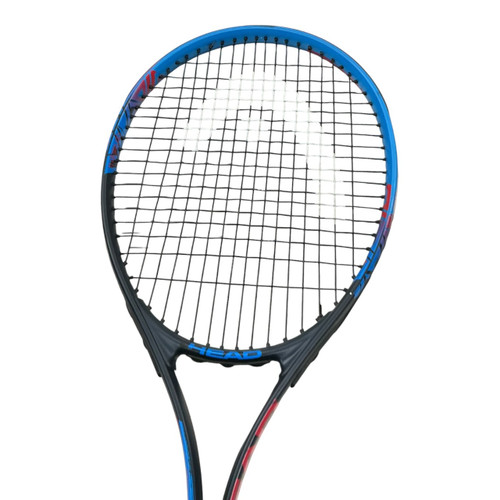 Vist Large View of Product Image Which is Used Head REWARD TI Adult Tennis Racquet Royal Blue 4 3/8"