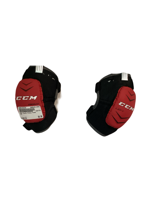 Vist Large View of Product Image Which is Used CCM Youth Elbow Pads LG