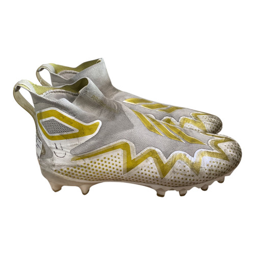Vist Large View of Product Image Which is Used Adidas Adult FB Cleats White Senior 11