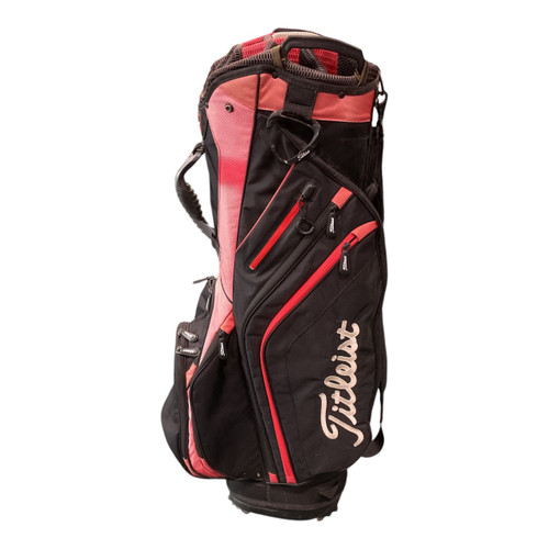 Vist Large View of Product Image Which is Used Titleist 16CAV Mens Cart Bag Red