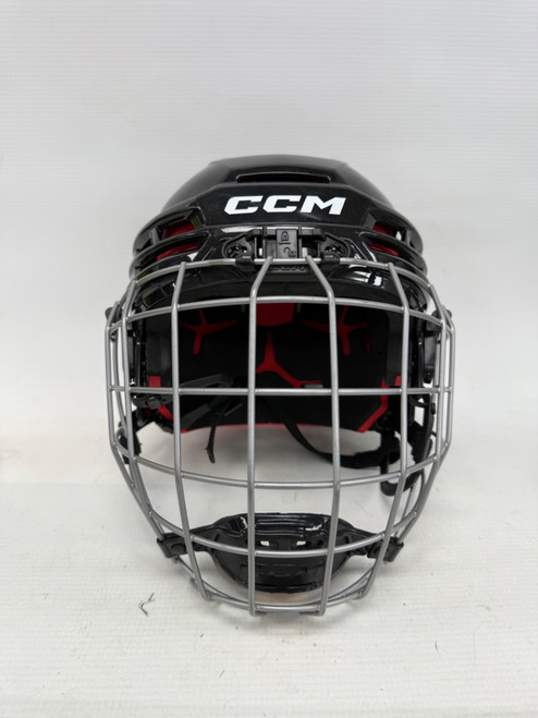 Vist Large View of Product Image Which is Used CCM TACKS 70 Helmet Cage Combo Black One Size