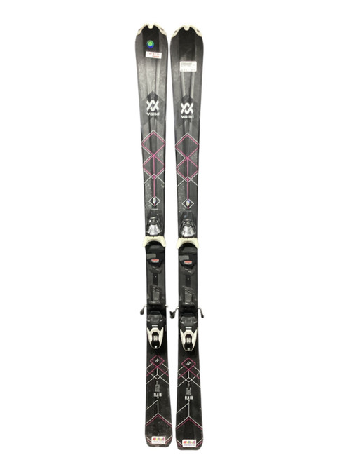 Vist Large View of Product Image Which is Used Volkl FLAIR Womens DH Ski/Binding Black 153 cm