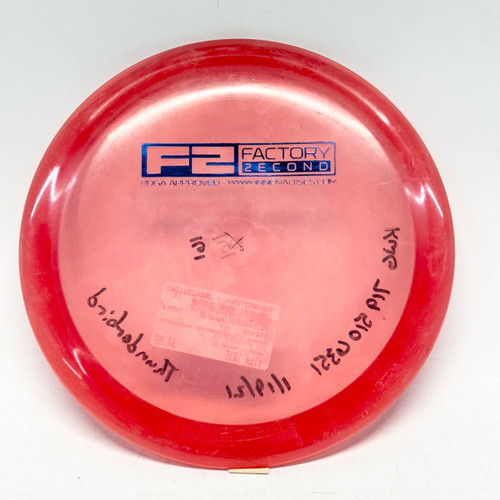Vist Large View of Product Image Which is Used Innova F2 CHAMPION THUNDERBIRD Disc Golf Driver Cardinal 161g