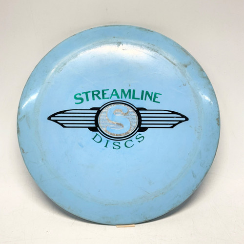 Vist Large View of Product Image Which is Used Streamline NEUTRON TRACE Disc Golf Driver Carolina Blue 173g