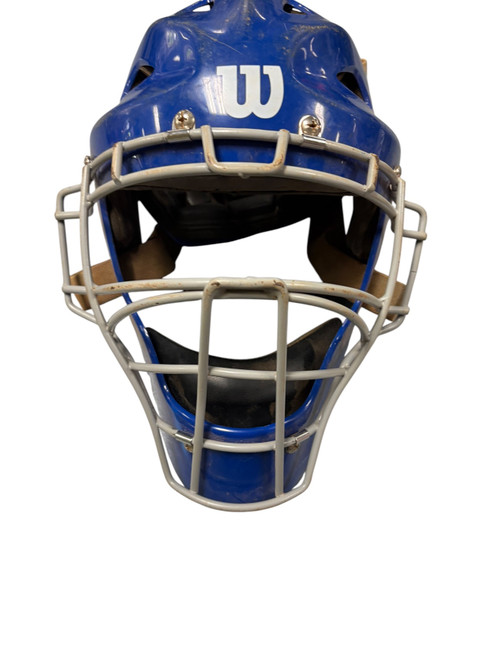 Vist Large View of Product Image Which is Used Wilson HELMET Catchers Helmet w/Mask None MD