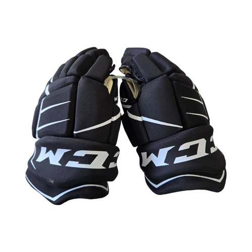 Vist Large View of Product Image Which is Used CCM FT350 JUNIOR GLOVES Junior Gloves Black 12"