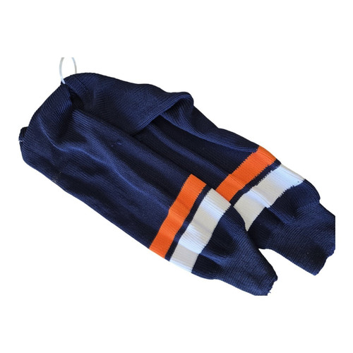 Vist Large View of Product Image Which is Used INTERMEDIATE HOCKEY SOCKS Hockey Sock Navy Blue Intermed
