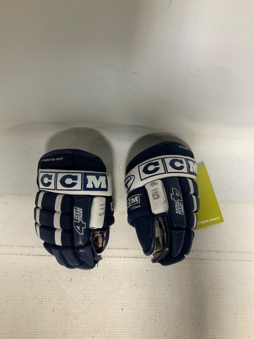 Vist Large View of Product Image Which is Used CCM 452 TACKS Youth Gloves Navy Blue 8"