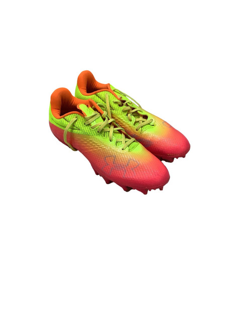 Vist Large View of Product Image Which is Used Under Armour BLUR SMOKE MC Adult FB Cleats Pink Senior 9.5