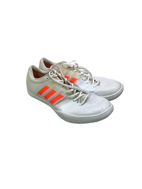Vist Large View of Product Image Which is Used Adidas Track & Field Cleats Adult White Senior 10