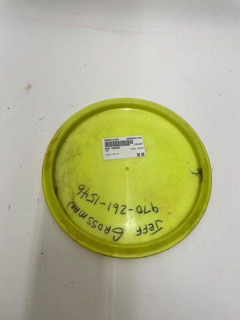 Vist Large View of Product Image Which is Used DGA TREMOR Disc Golf Mid Range Yellow