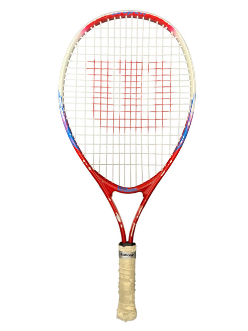 Vist Large View of Product Image Which is Used Wilson 23 Junior Tennis Racquet Red 23"