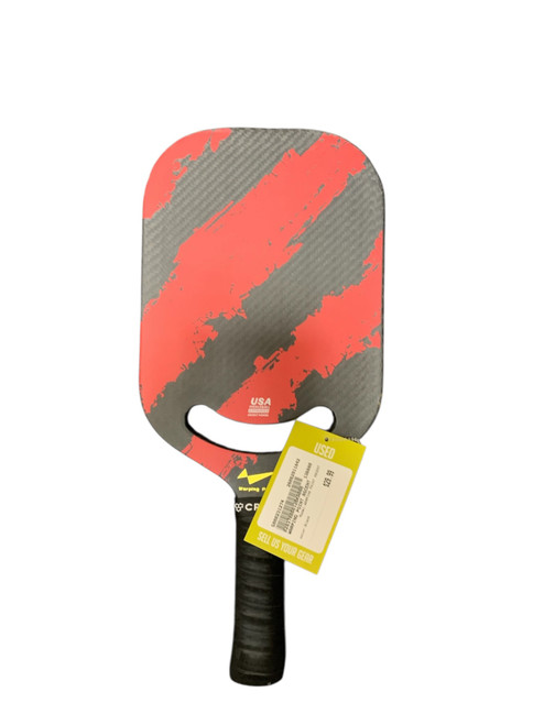 Vist Large View of Product Image Which is Used WARPING POINT ASCENT Pickleball Racquet Black