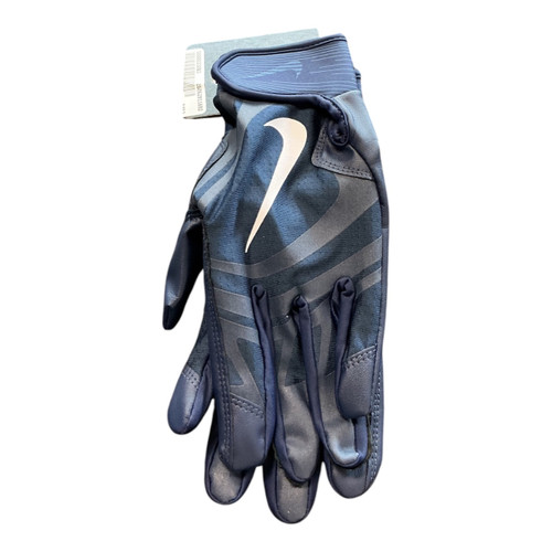 Vist Large View of Product Image Which is Used Nike BB/SB Batting Gloves Navy Blue LG