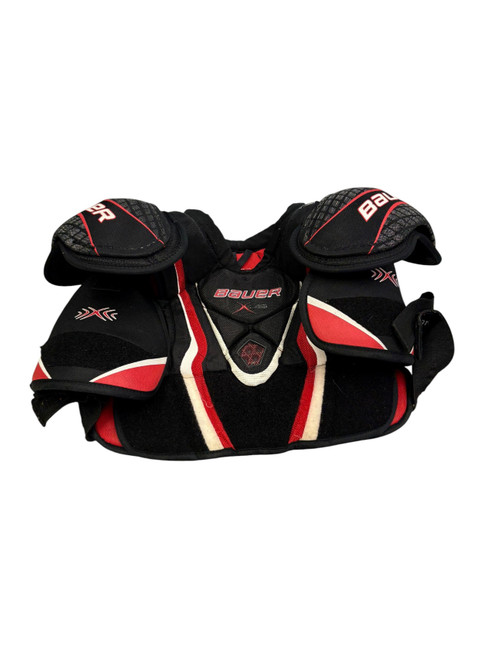 Vist Large View of Product Image Which is Used Bauer X 40 Junior Shoulder Pads LG
