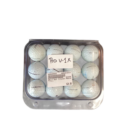 Vist Large View of Product Image Which is Used PRO V-1 Titleist 12 Pack - Golf Balls