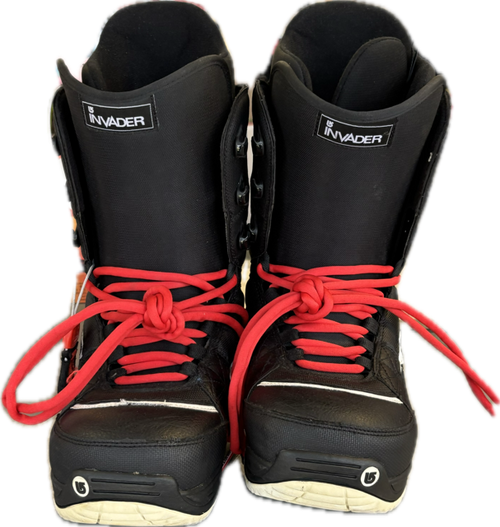 Vist Large View of Product Image Which is Used Burton INVADER Mens Snowboard Boots Black Senior 12