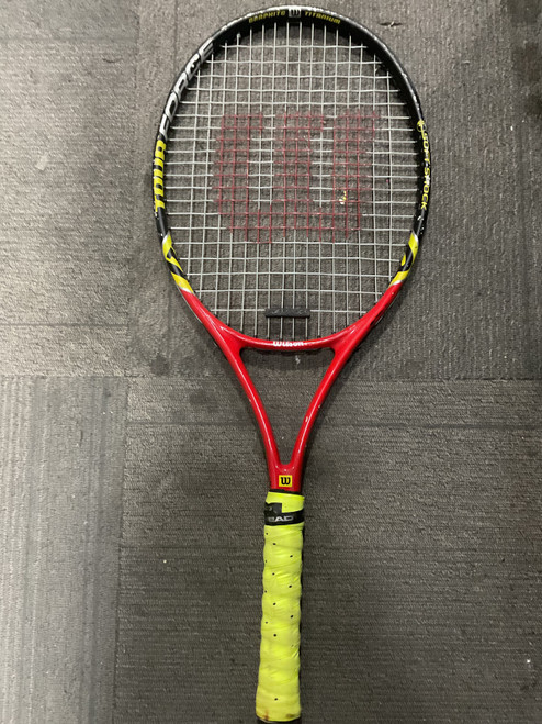 Vist Large View of Product Image Which is Used Wilson TOUR FORCE Adult Tennis Racquet Red Unknown