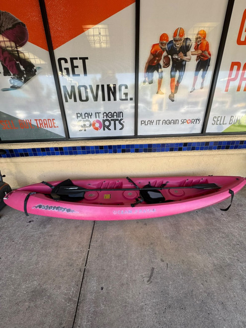 Vist Large View of Product Image Which is Used Ocean Kayak MALIBU 2 Kayak Red 11Ft 2In