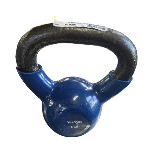 Vist Large View of Product Image Which is Used Yes ALL STAR 5 LB KETTLEBELL Kettle Dumbbell (Each) Royal Blue 5 lb