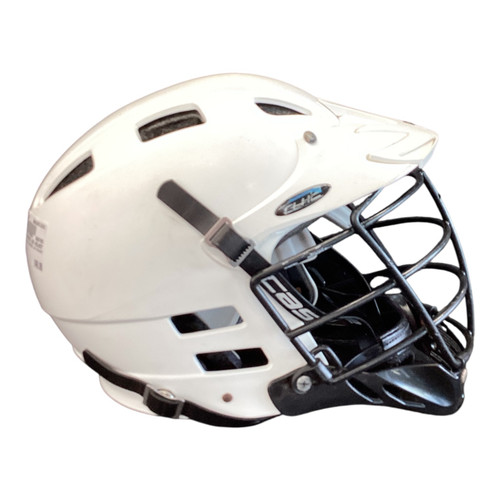 Vist Large View of Product Image Which is Used Cascade CASCADE LAX HELMET Lacrosse Helmet White One Size