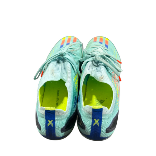 Vist Large View of Product Image Which is Used Adidas Soccer Cleats Green Senior 11