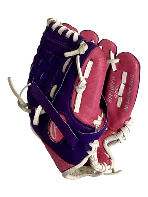 Vist Large View of Product Image Which is Used Rawlings HIGHLIGHT SERIES Baseball/Softball Glove Right Hand Throw Purple 10"