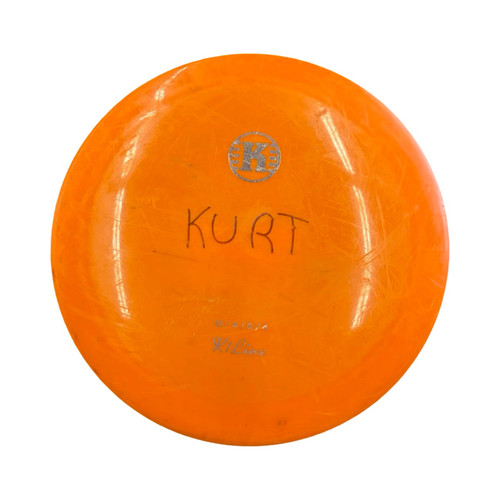 Vist Large View of Product Image Which is Used Kastaplast K1 Line Disc Golf Driver Orange