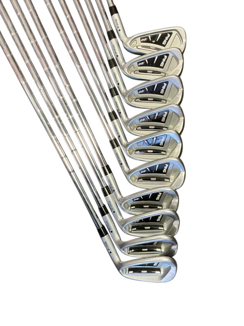 Vist Large View of Product Image Which is Used Ping I20 BLACK DOT 3-SW Mens Iron Set RH 3I-SW (10 piece set)