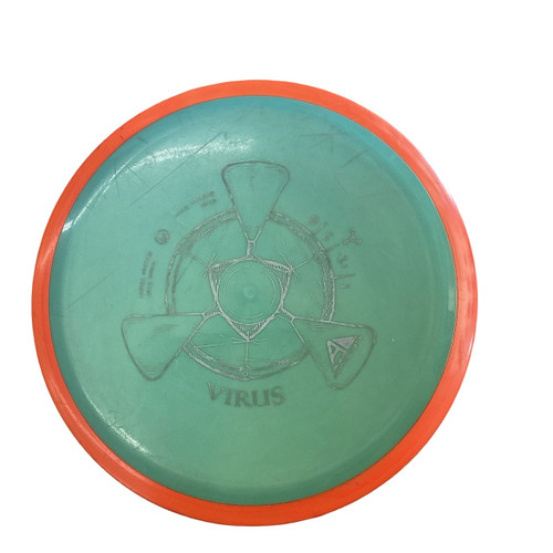 Vist Large View of Product Image Which is Used Axiom NEUTRON VIRUS Disc Golf Driver Green