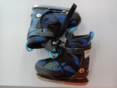 Vist Large View of Product Image Which is Used K2 1-5 Boys Softboot Skate Black Adjustable