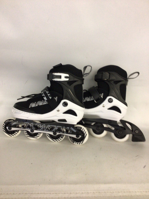 Vist Large View of Product Image Which is Used PAPAISON ADJUSTABLE 1-4 Junior Rec Fitness Skates Black Adjustable