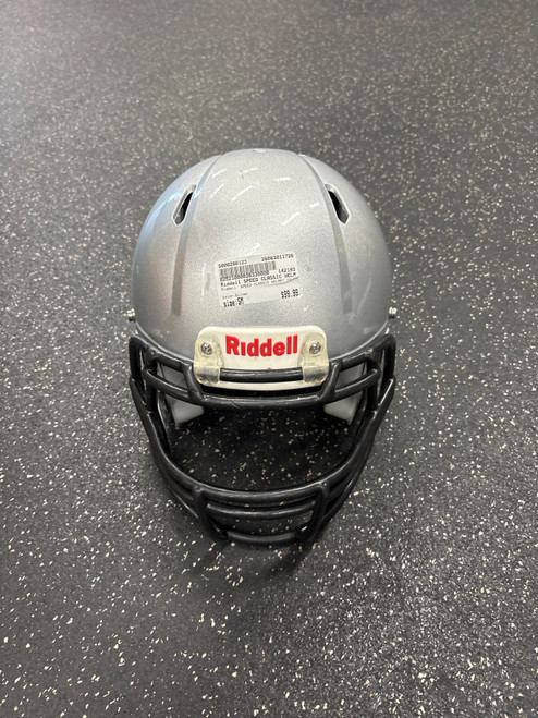 Vist Large View of Product Image Which is Used Riddell SPEED CLASSIC HELMET YOUTH FB Helmet Silver SM