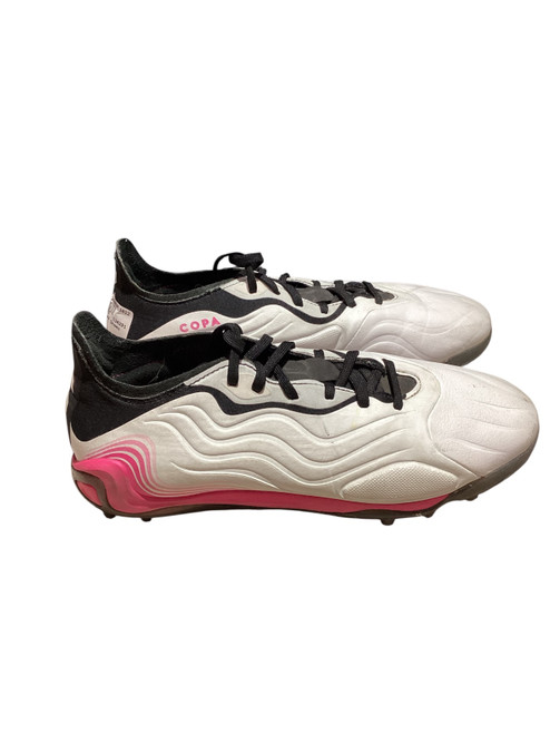 Vist Large View of Product Image Which is Used Adidas Soccer Turf Shoes White Senior 7