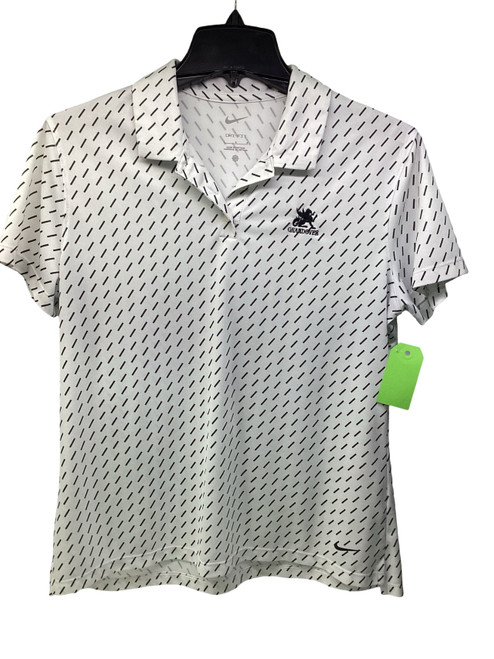 Vist Large View of Product Image Which is Used Nike S.S. Golf Shirt W White LG