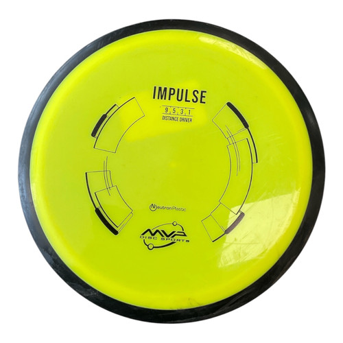 Vist Large View of Product Image Which is Used MVP IMPULSE Disc Golf Driver Yellow 173g