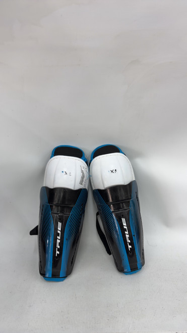 Vist Large View of Product Image Which is Used TRUE SHINGAURDS Youth Shin Guards Black 10"