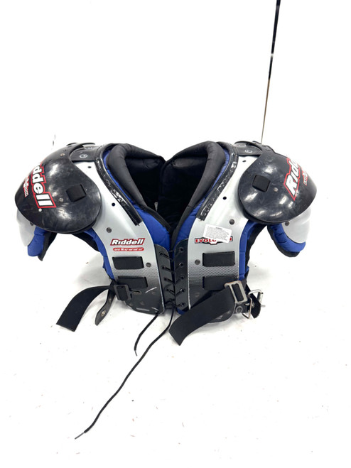 Vist Large View of Product Image Which is Used Riddell EVOLUTION EV57 MED FB Shoulder Pads Grey MD