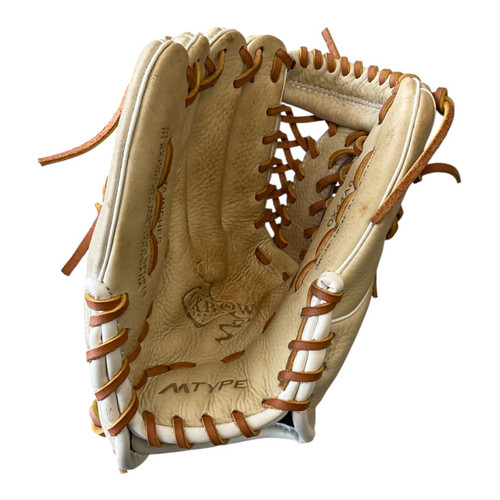 Vist Large View of Product Image Which is Used Marucci OXBOW BB/SB Glove LH Throw Tan 11 3/4"