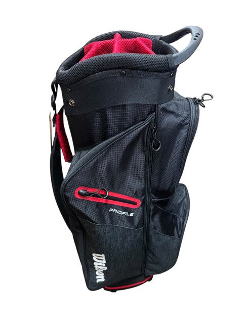 Vist Large View of Product Image Which is New Wilson PROFILE Mens Cart Bag Black