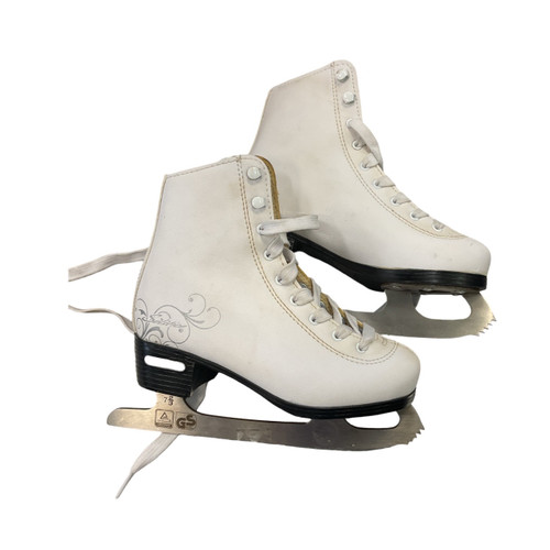 Vist Large View of Product Image Which is Used, Bladerunner SOLSTICE Girls Figure Skate, White, Youth 13.0