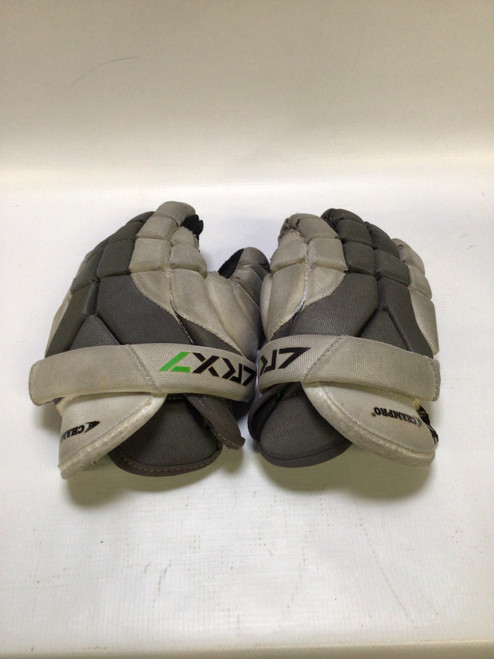 Vist Large View of Product Image Which is Used Champro LRX7 Lacrosse Gloves Junior Grey 12 1/2"