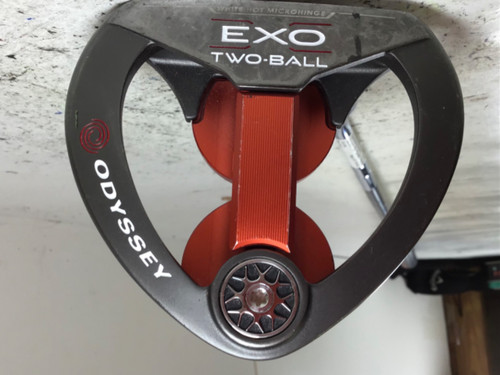 Vist Large View of Product Image Which is Used Odyssey EXO TWO-BALL Mens Putter RH