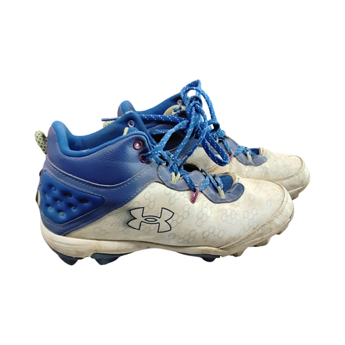 Vist Large View of Product Image Which is Used Under Armour BRYCE HARPER OUT OF HERE BB/SB Cleats Royal Blue Youth 06.0