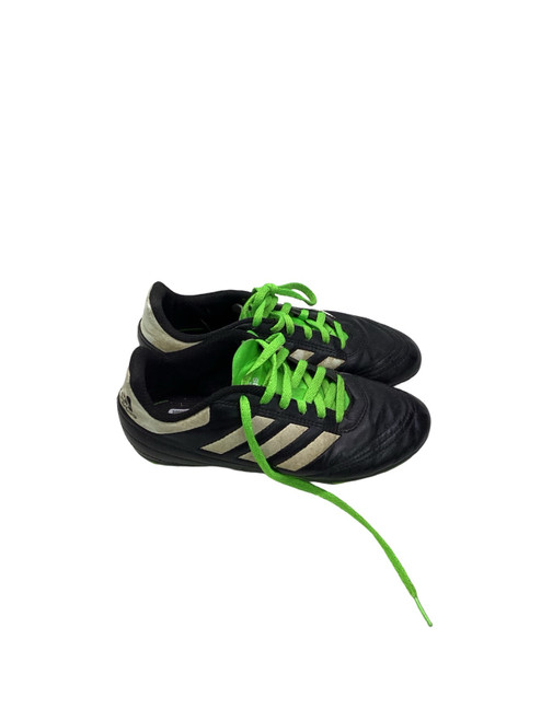 Vist Large View of Product Image Which is Used Adidas GOLETTO BLK/GRN Soccer Cleats Black And Green Junior 03