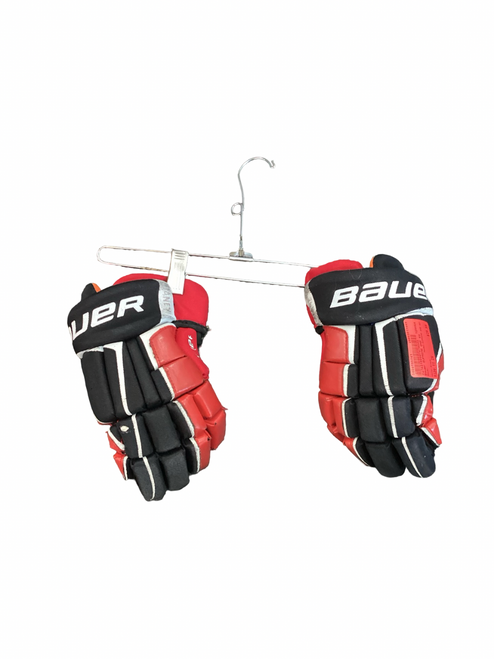 Vist Large View of Product Image Which is Used Bauer SUPREME ONE 60 Intermediate Gloves Black 11"