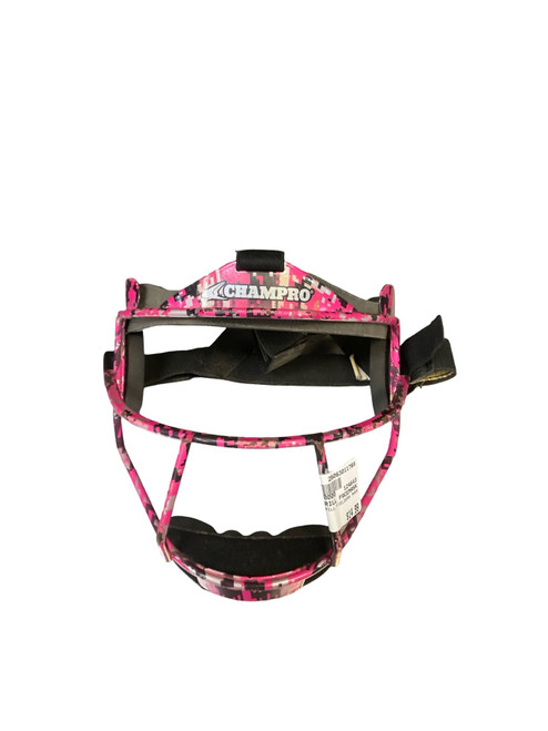 Vist Large View of Product Image Which is Used Champro THE GRILL FIELDERS MASK BB/SB Fielders Mask Pink One Size