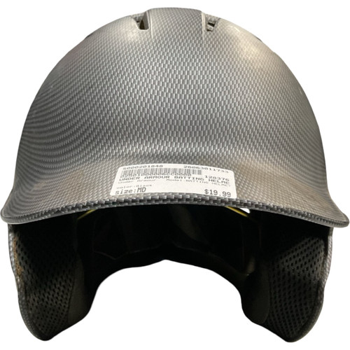 Vist Large View of Product Image Which is Used Under Armour BATTING HELMET Batting Helmet No Mask Black MD